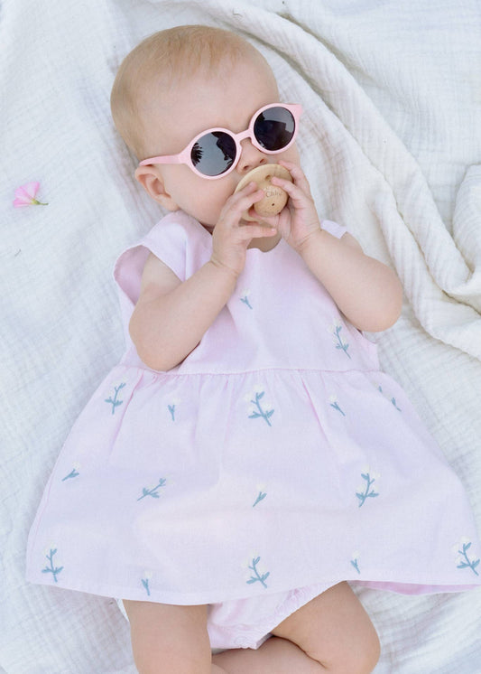 Heather Embroidered Flower Dress