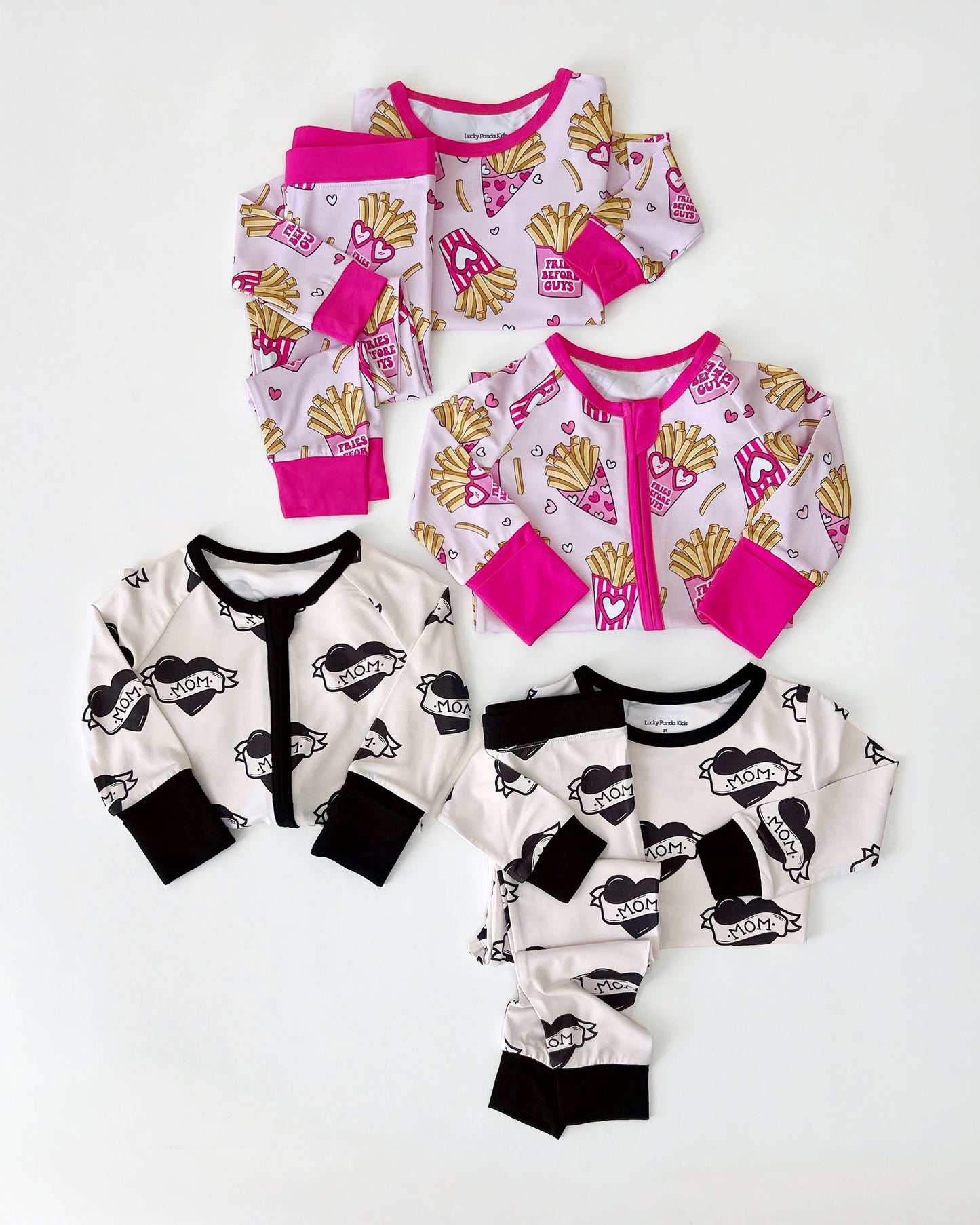Bamboo Two Piece Pajama Set | Fries Before Guys