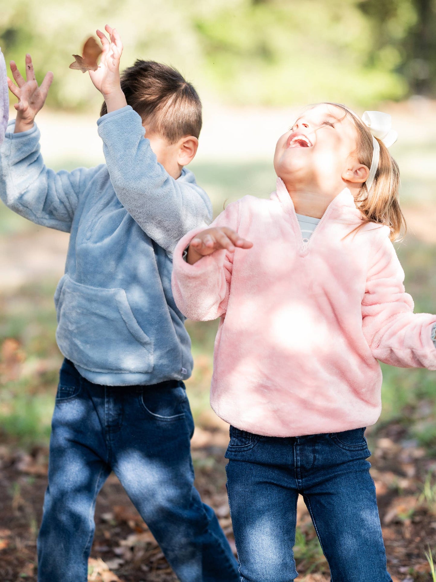 PREORDER | Girls French Rose Pink Fleece Quarter-Zip Pullover
