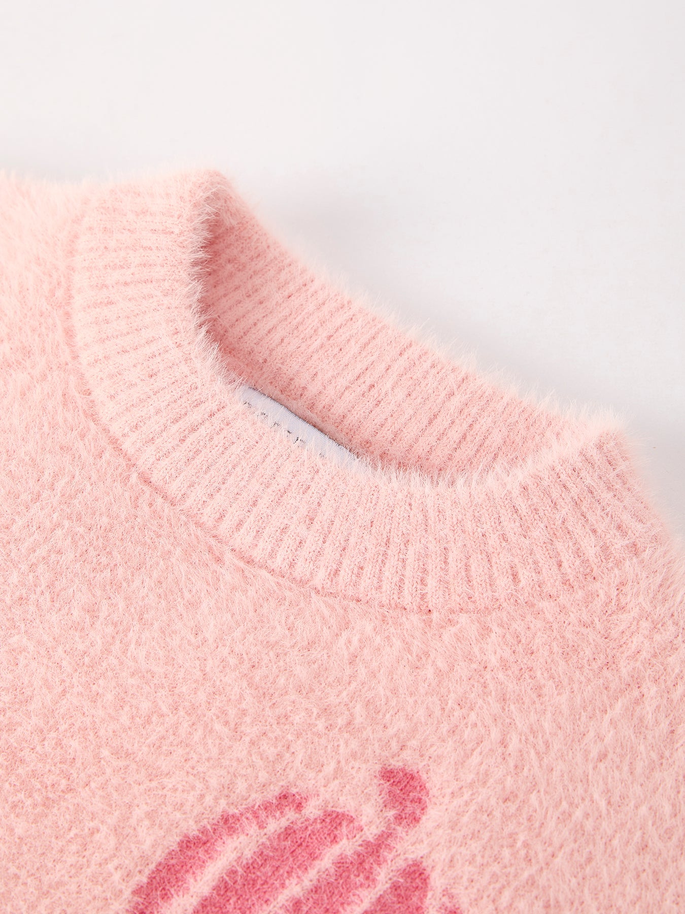 Halloween Pink Girls Pullover Sweater