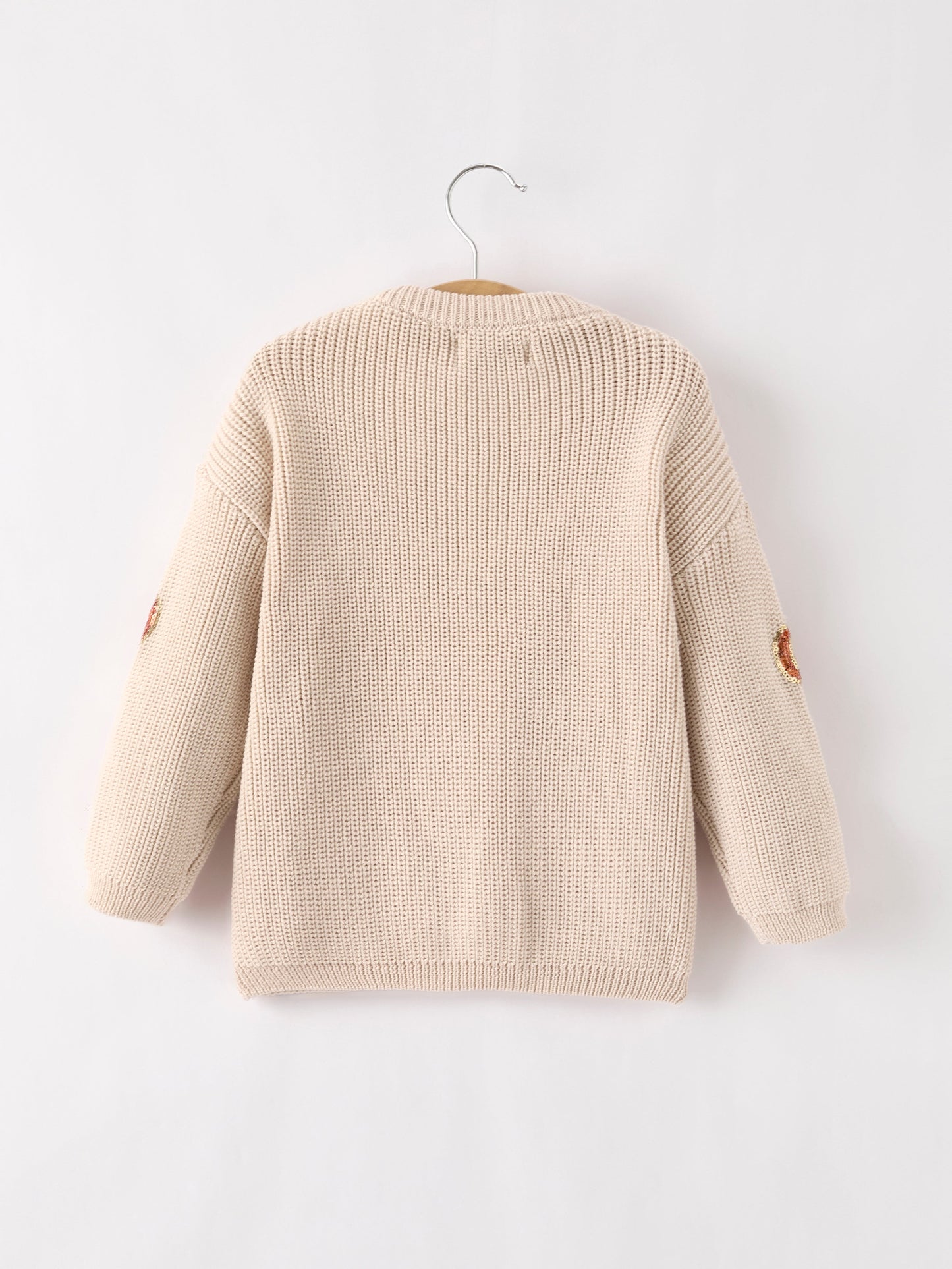 Thanksgiving Halloween Pumpkin Sequin Sweater