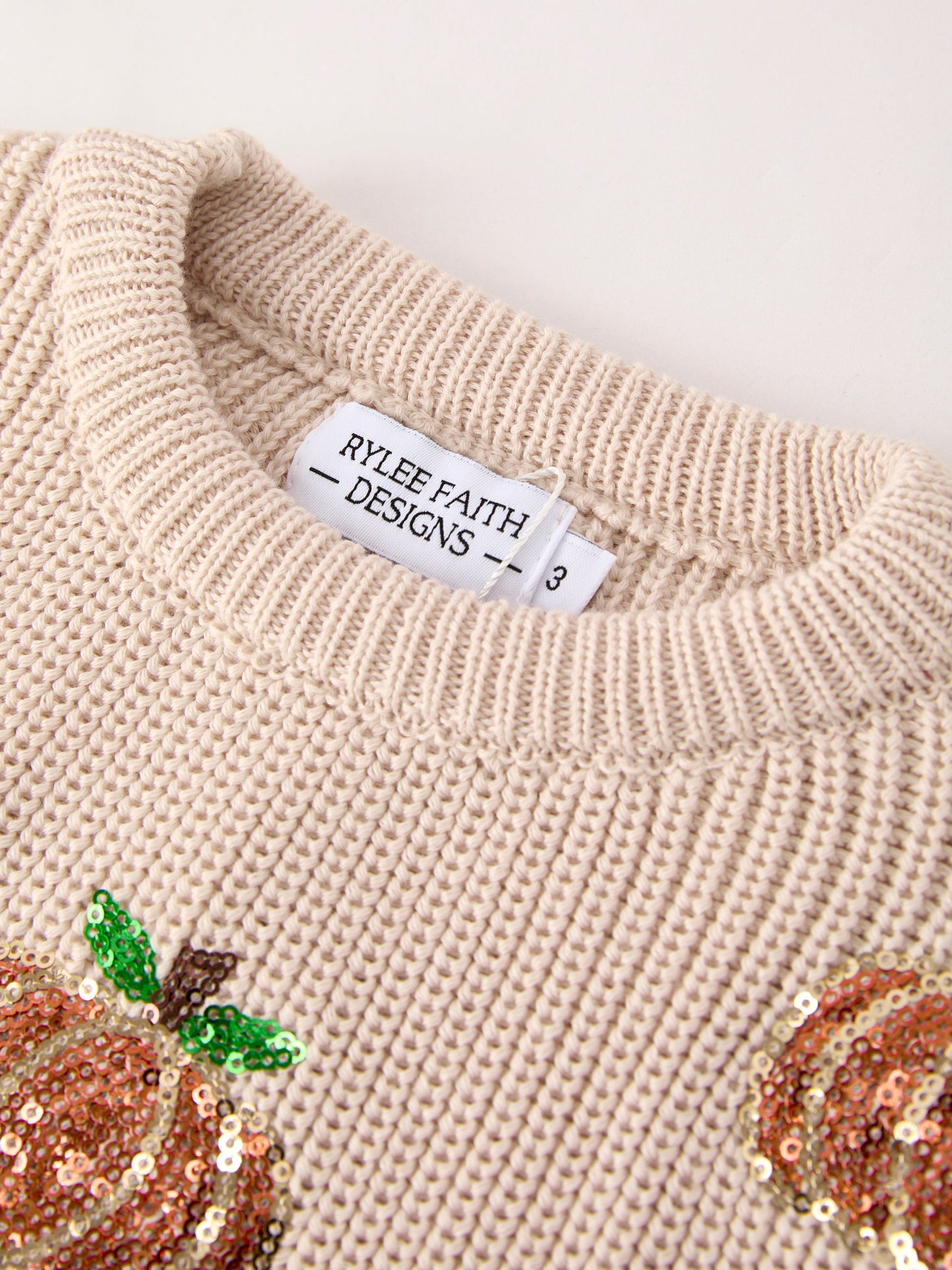 Thanksgiving Halloween Pumpkin Sequin Sweater