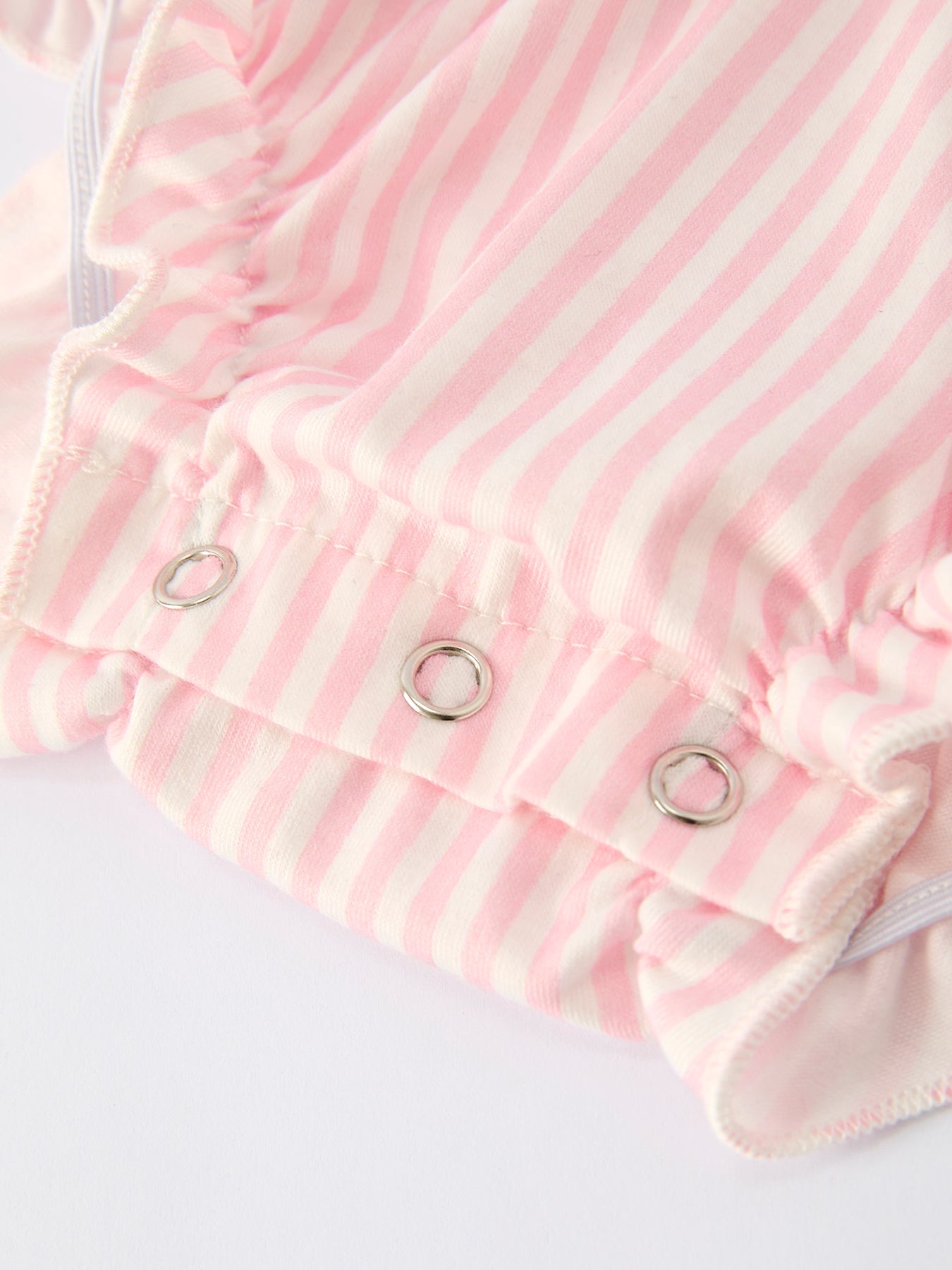 St. Patrick's Day Shamrock Striped Plaid Baby Girl Romper