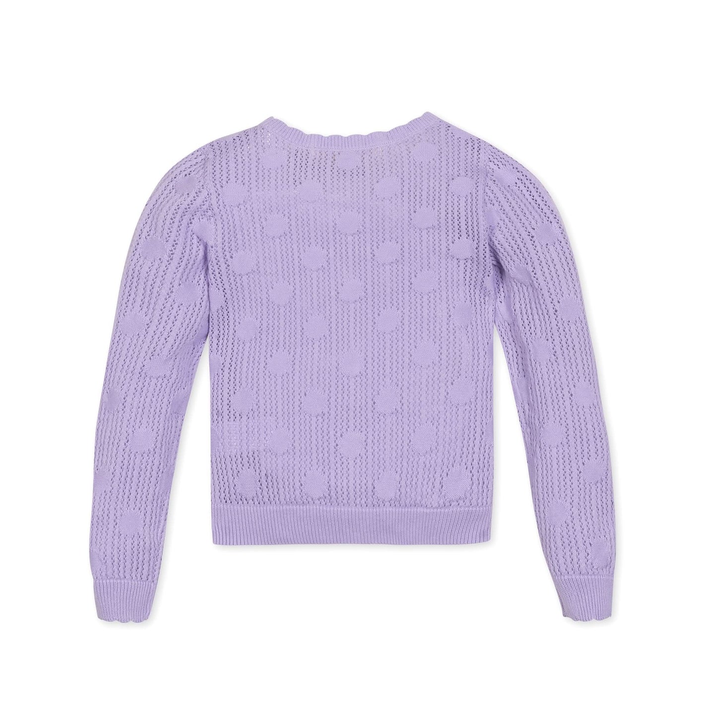 Organic Scallop Edge Cardigan