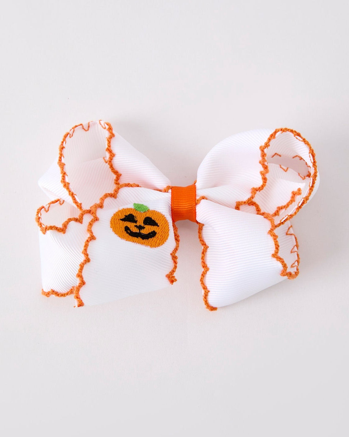 Halloween Pumpkin Bow Hairpin