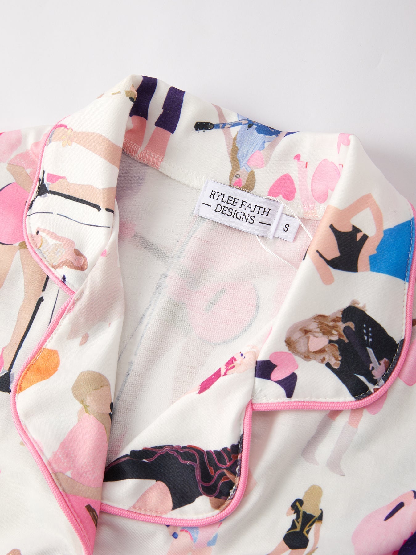 Mommy me TS Printed Adult Pajamas Set