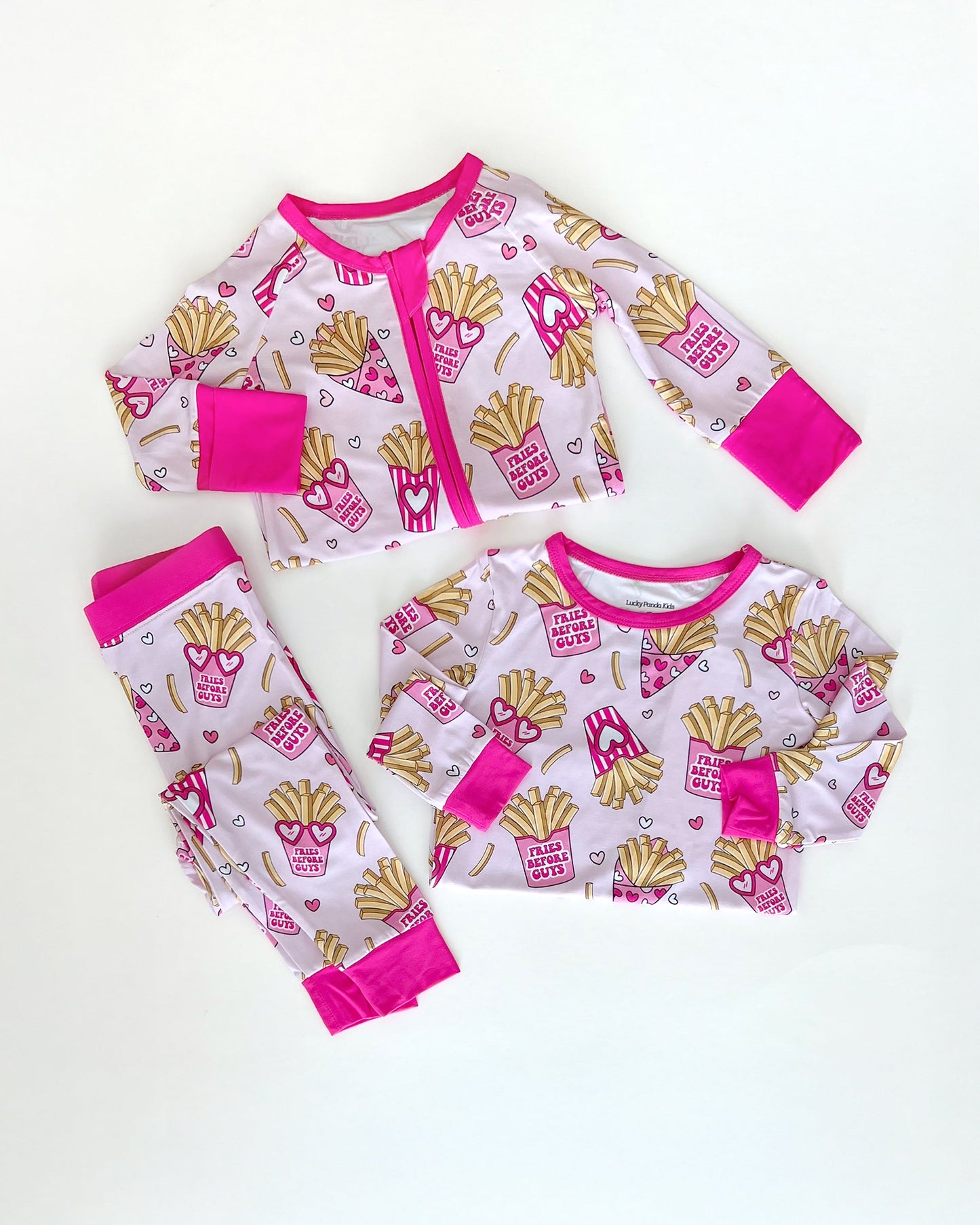 Bamboo Two Piece Pajama Set | Fries Before Guys