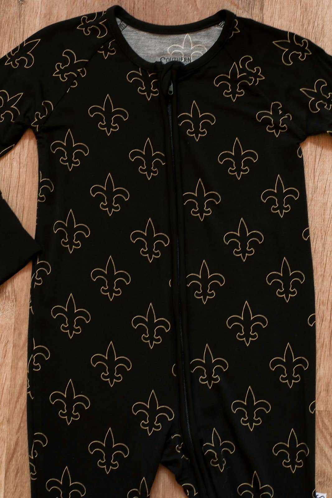 Fleur de lis Double Zipper Bamboo Sleeper