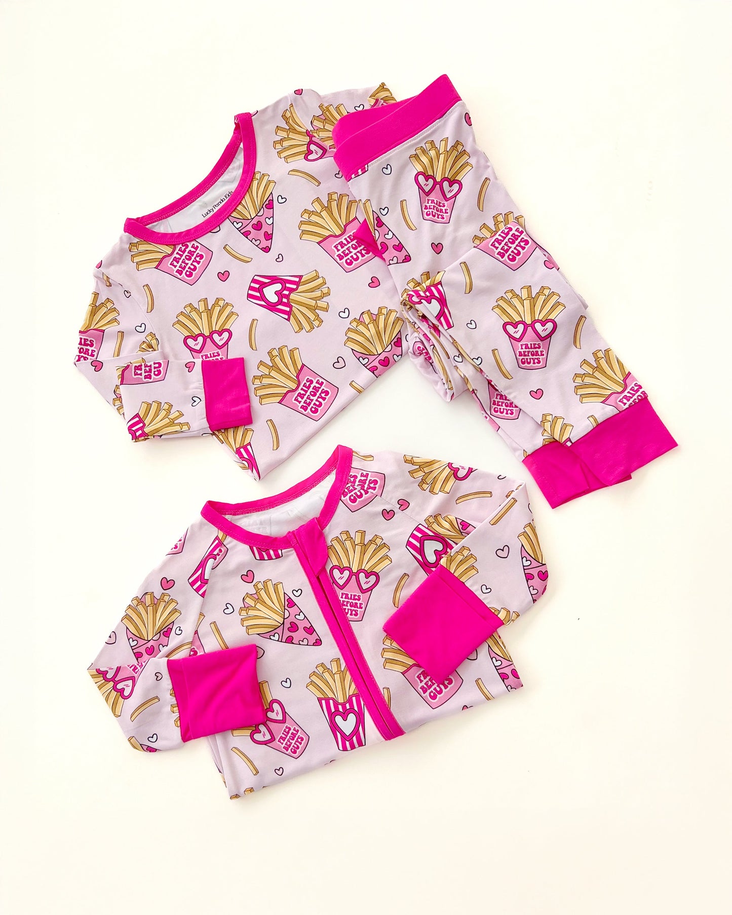 Bamboo Two Piece Pajama Set | Fries Before Guys