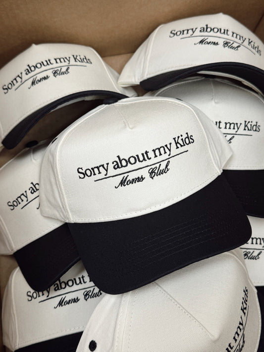 Sorry About My Kids. Vintage Trucker Hat