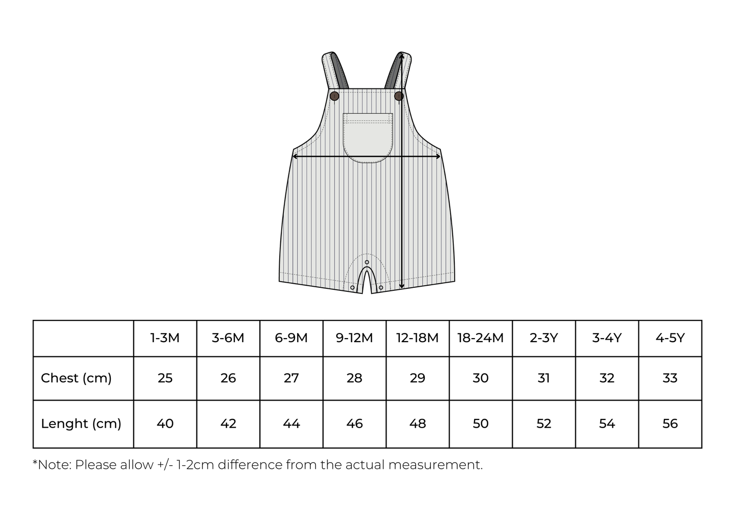 Emilien Striped Summer Overalls