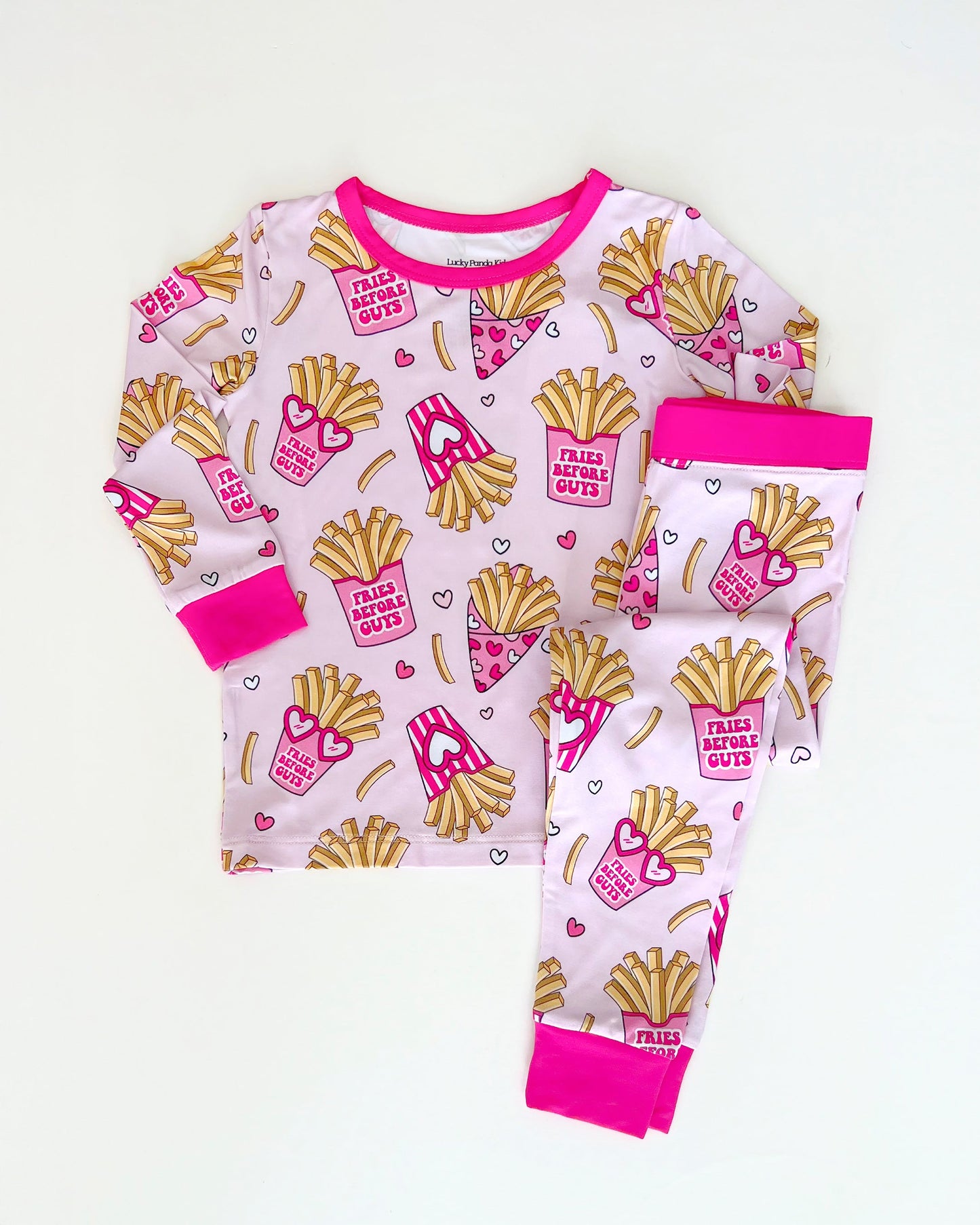 Bamboo Two Piece Pajama Set | Fries Before Guys