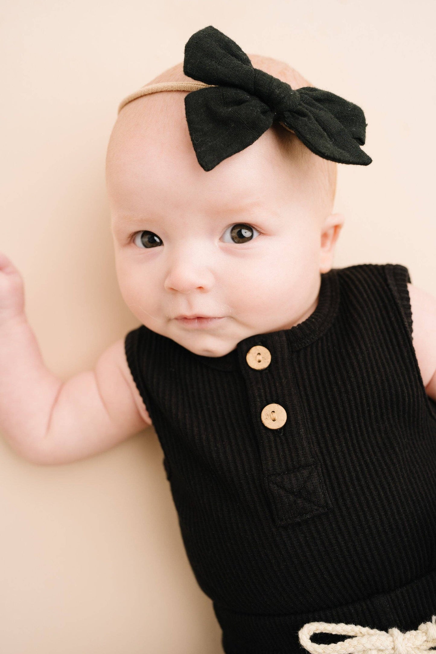 Black Ribbed Tank Set