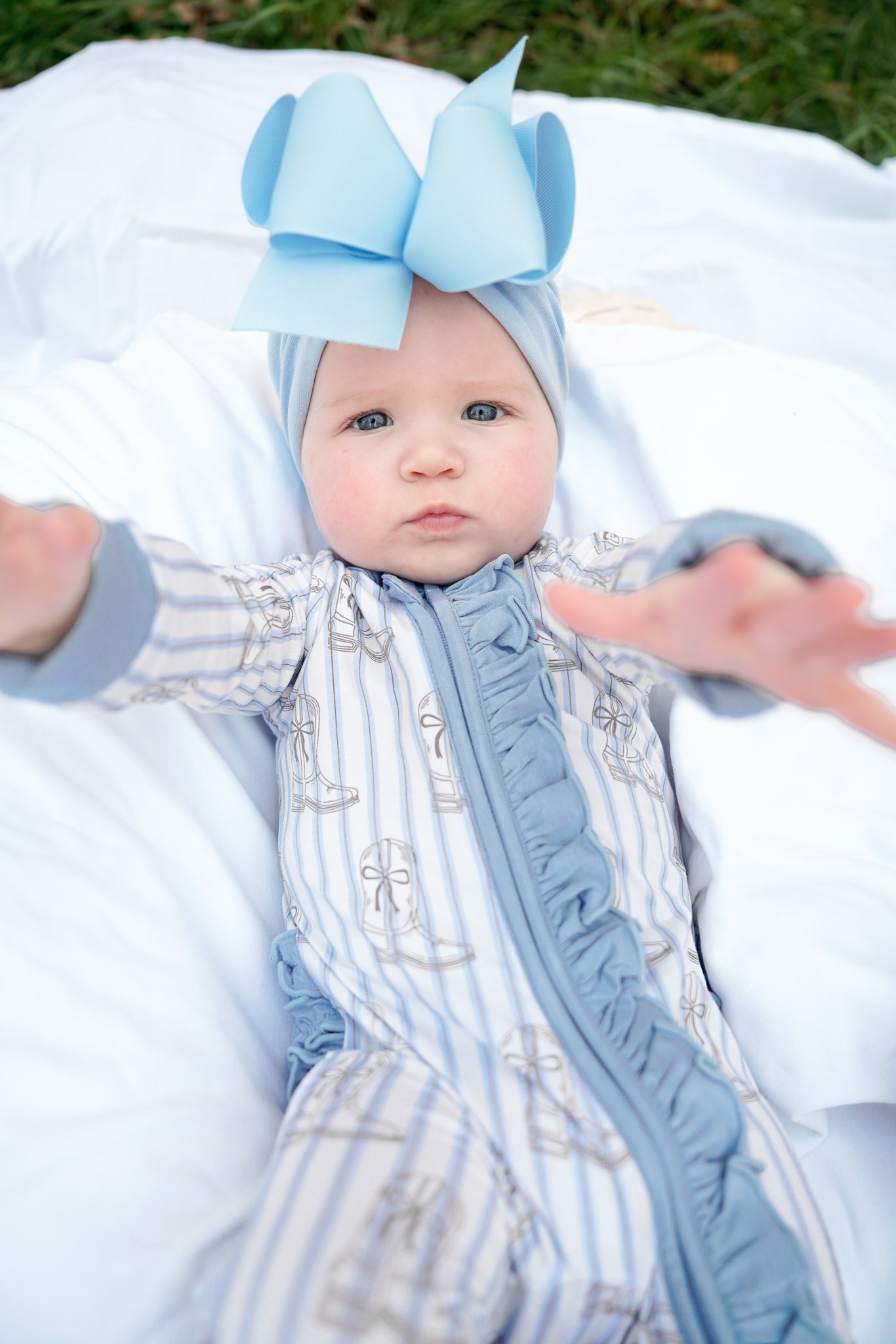 Western Blues Striped | Bamboo Sleeper