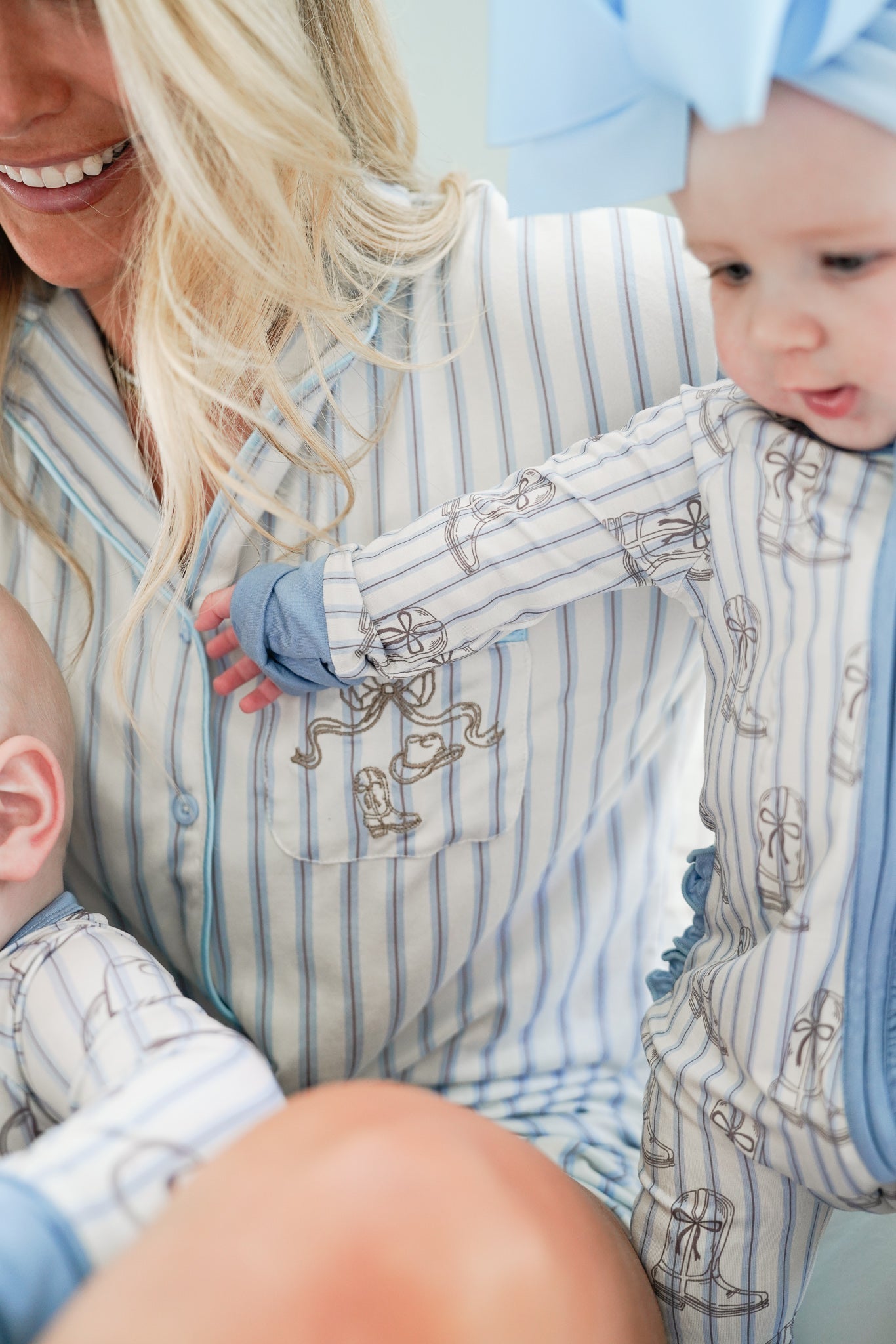 Western Blues Striped | Bamboo Sleeper