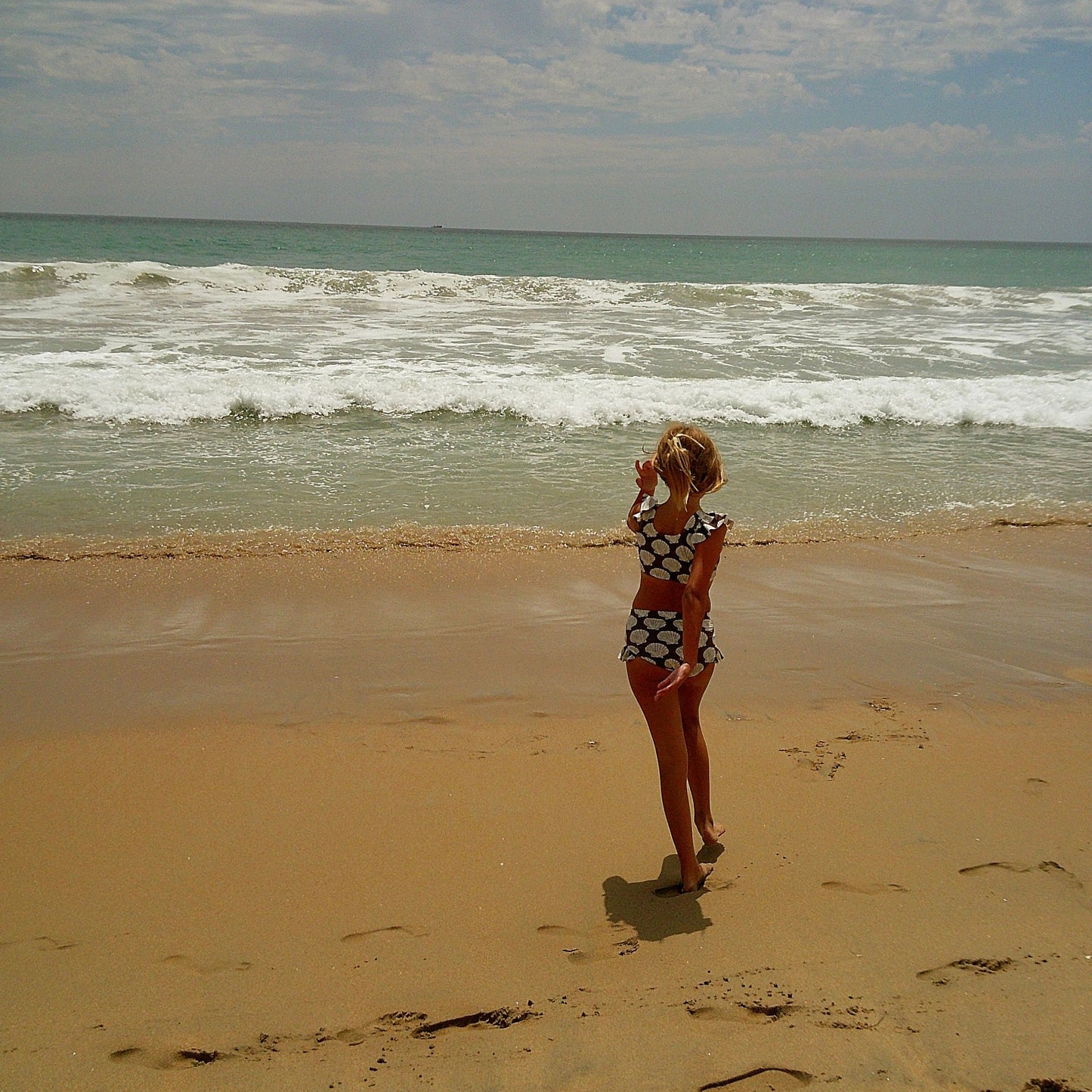 Girl's Two Piece Swimsuit | Seashells