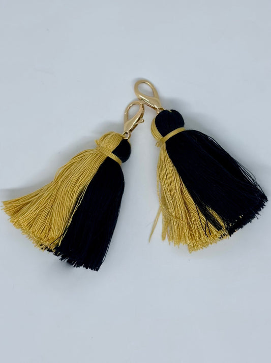 Tassels | Black & Gold