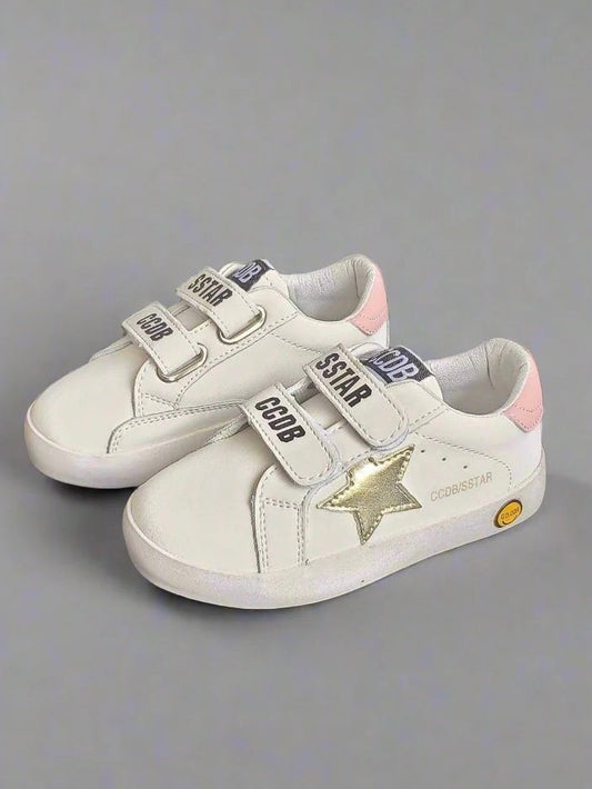 Gold Star Sneakers Velcro