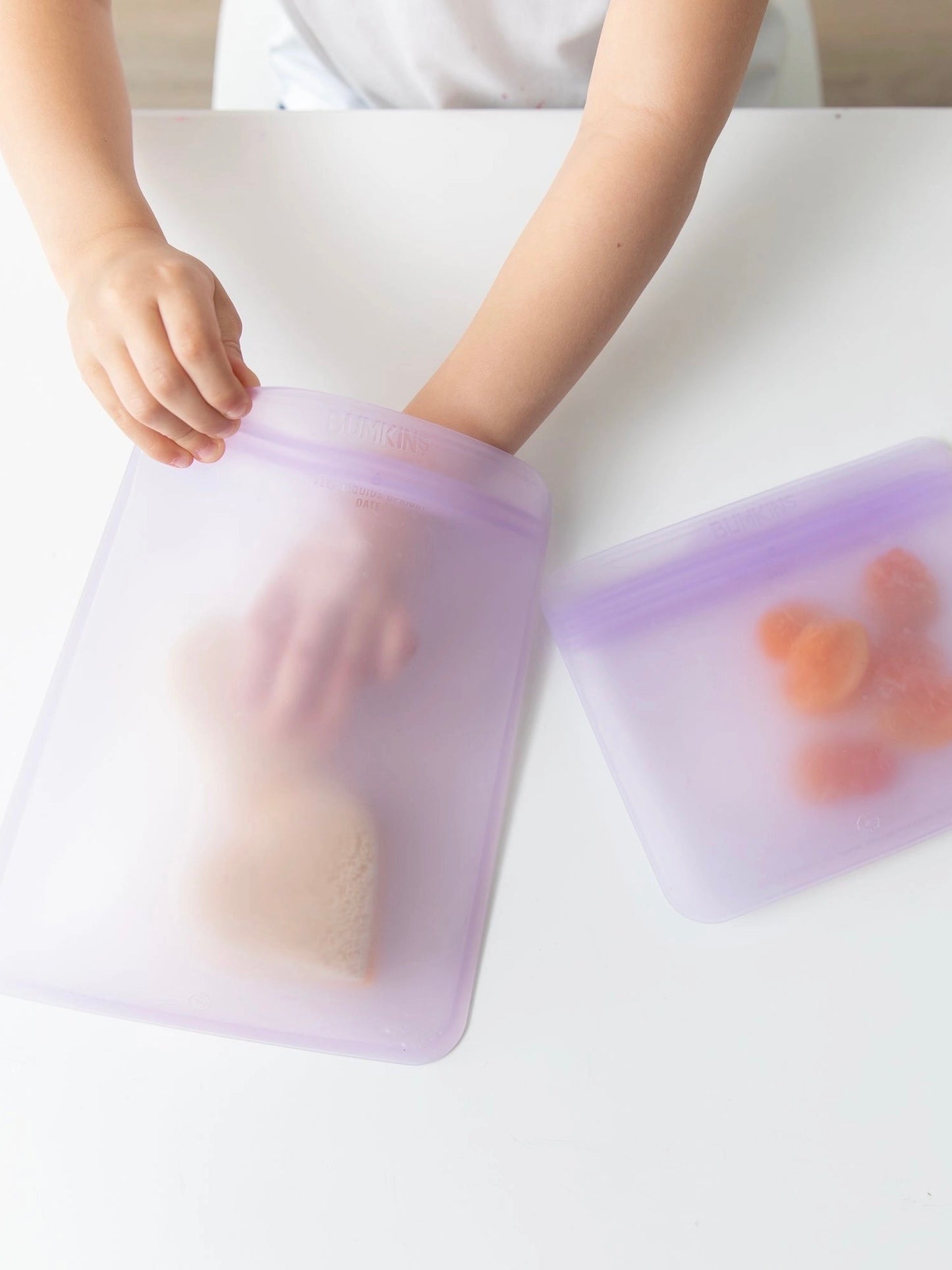 Silicone Flat Reusable Bag 2 Pack