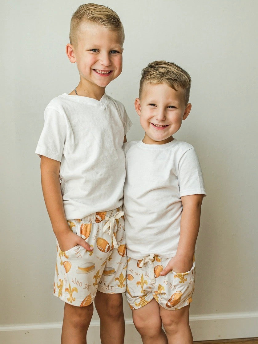 Who Dat Football Bamboo Shorts