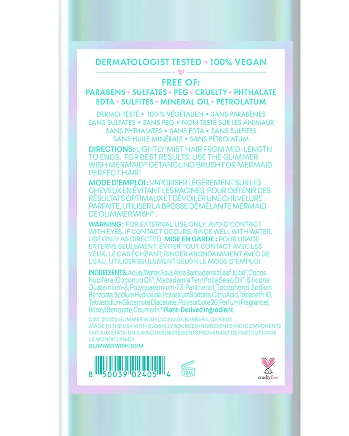 Mermaid Hair Detangling Mist