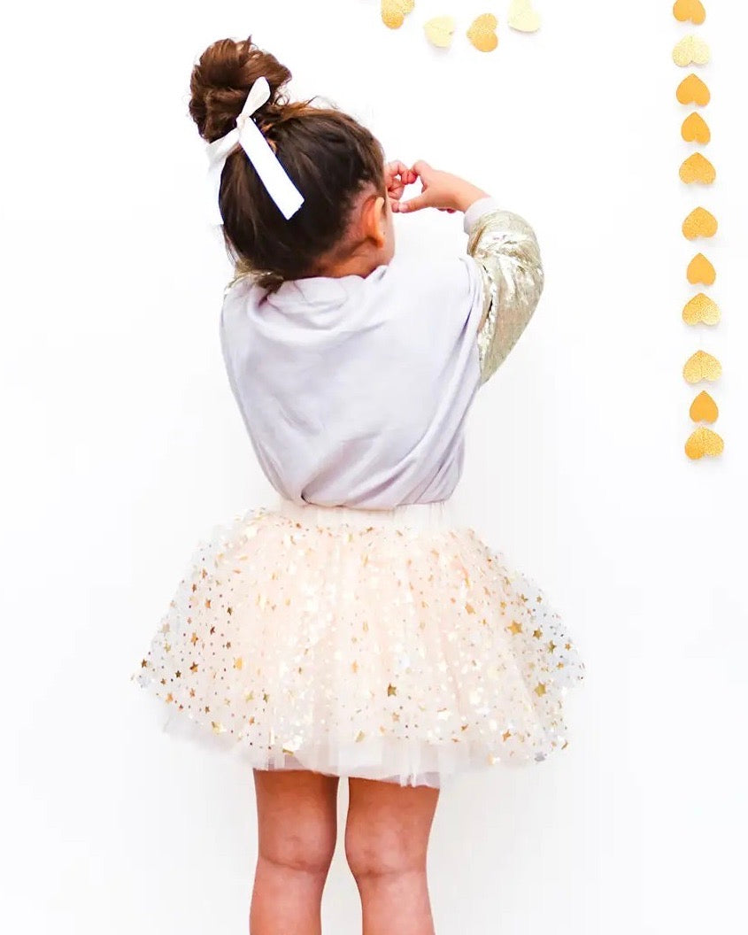 Star Tutu Skort | Beige