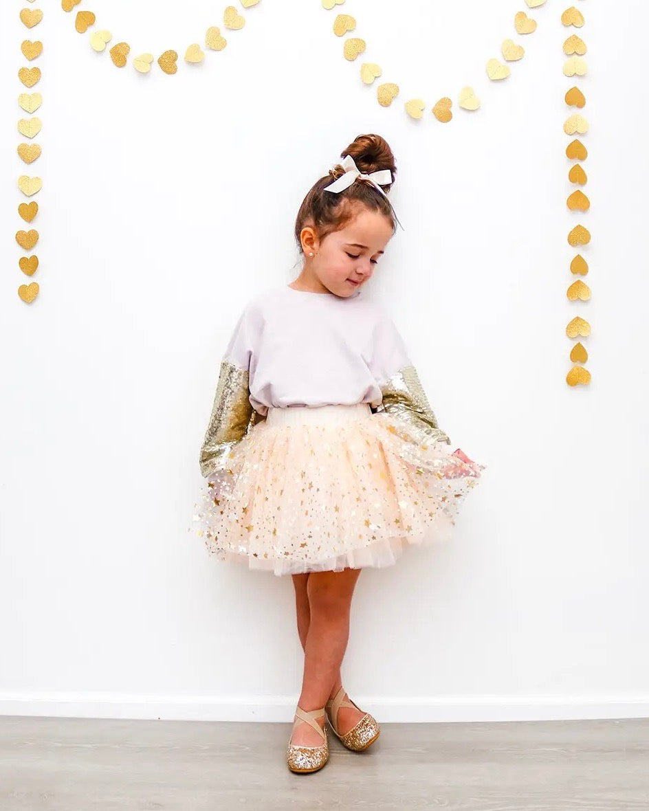 Star Tutu Skort | Beige