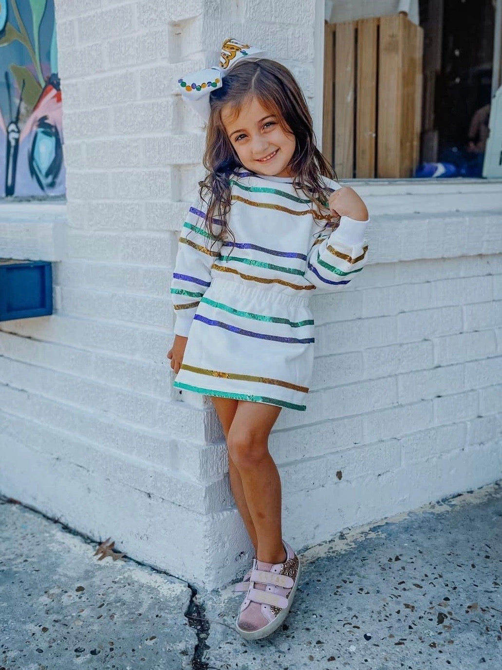 Throw me ALL the beads dress