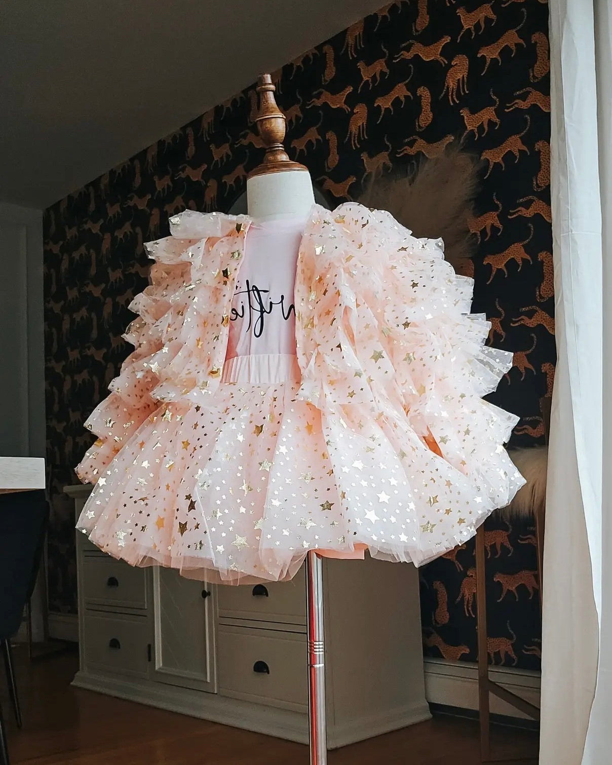 Star Ruffle Jacket | Pink