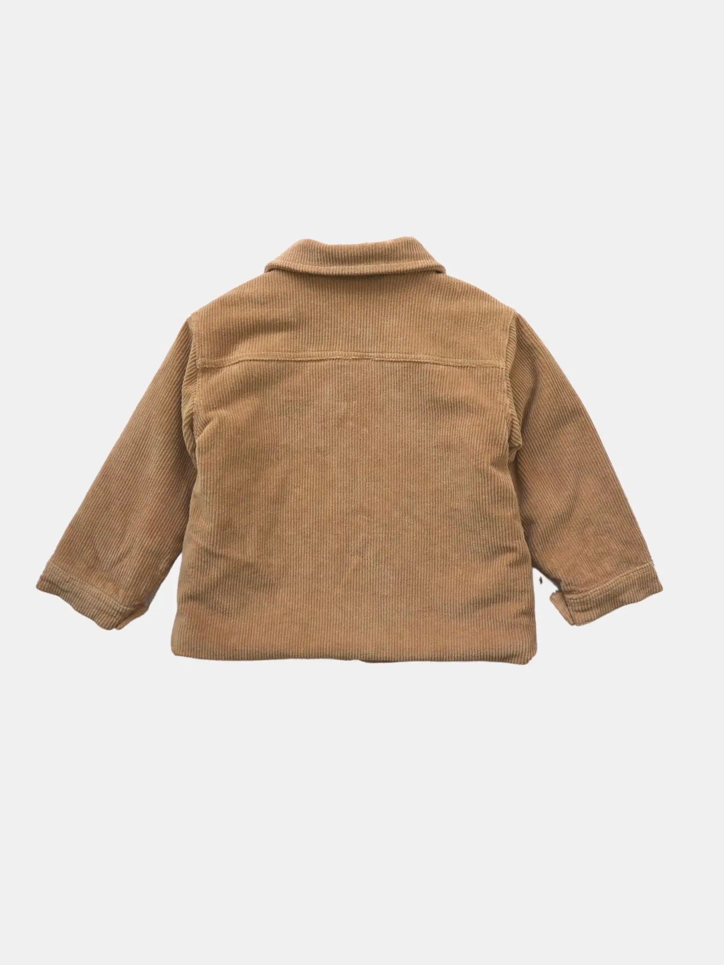 PREORDER | Brown Corduroy and Faux-Fur Baby Jacket