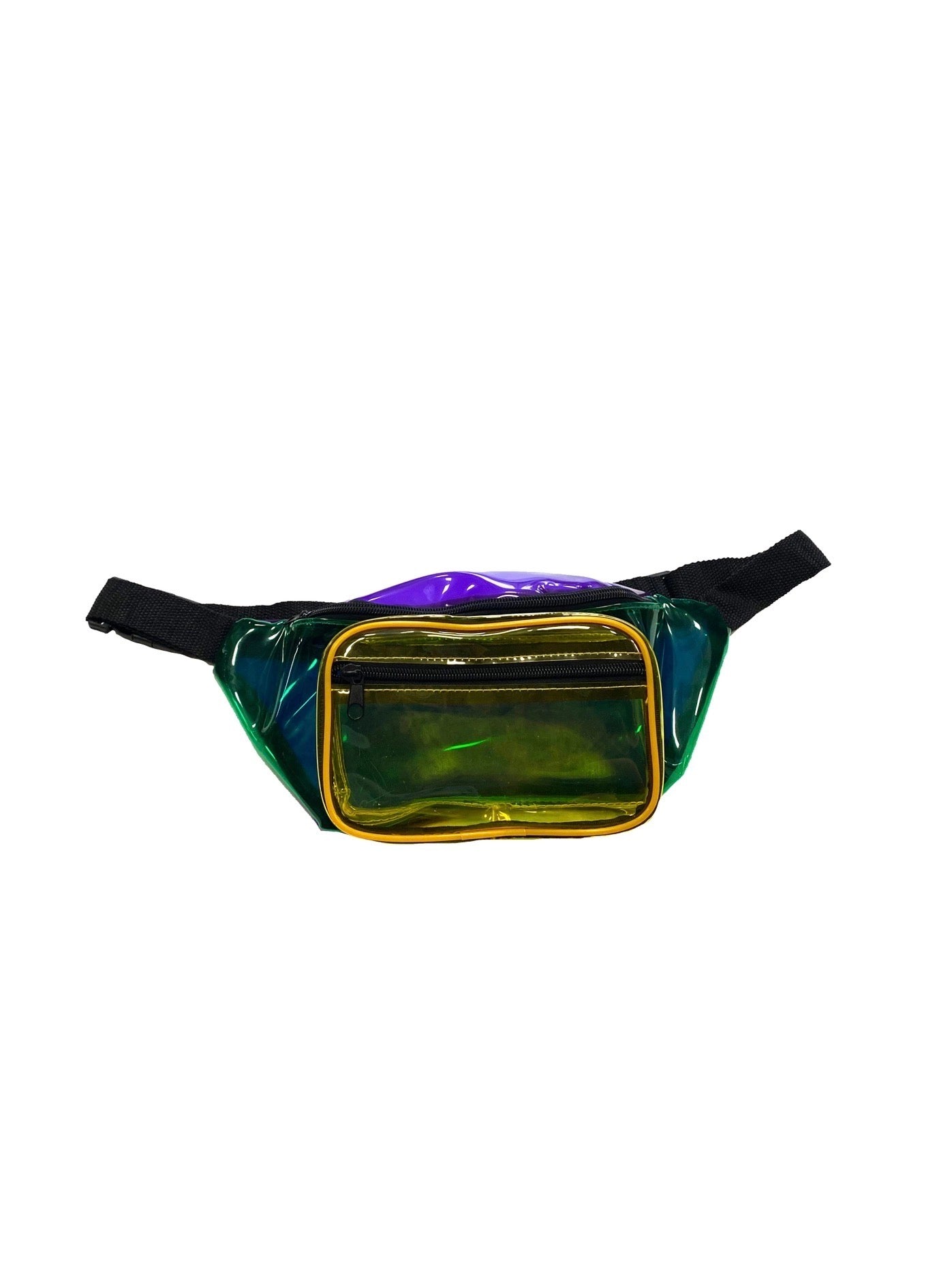 Color Block Transparent Fanny Pack