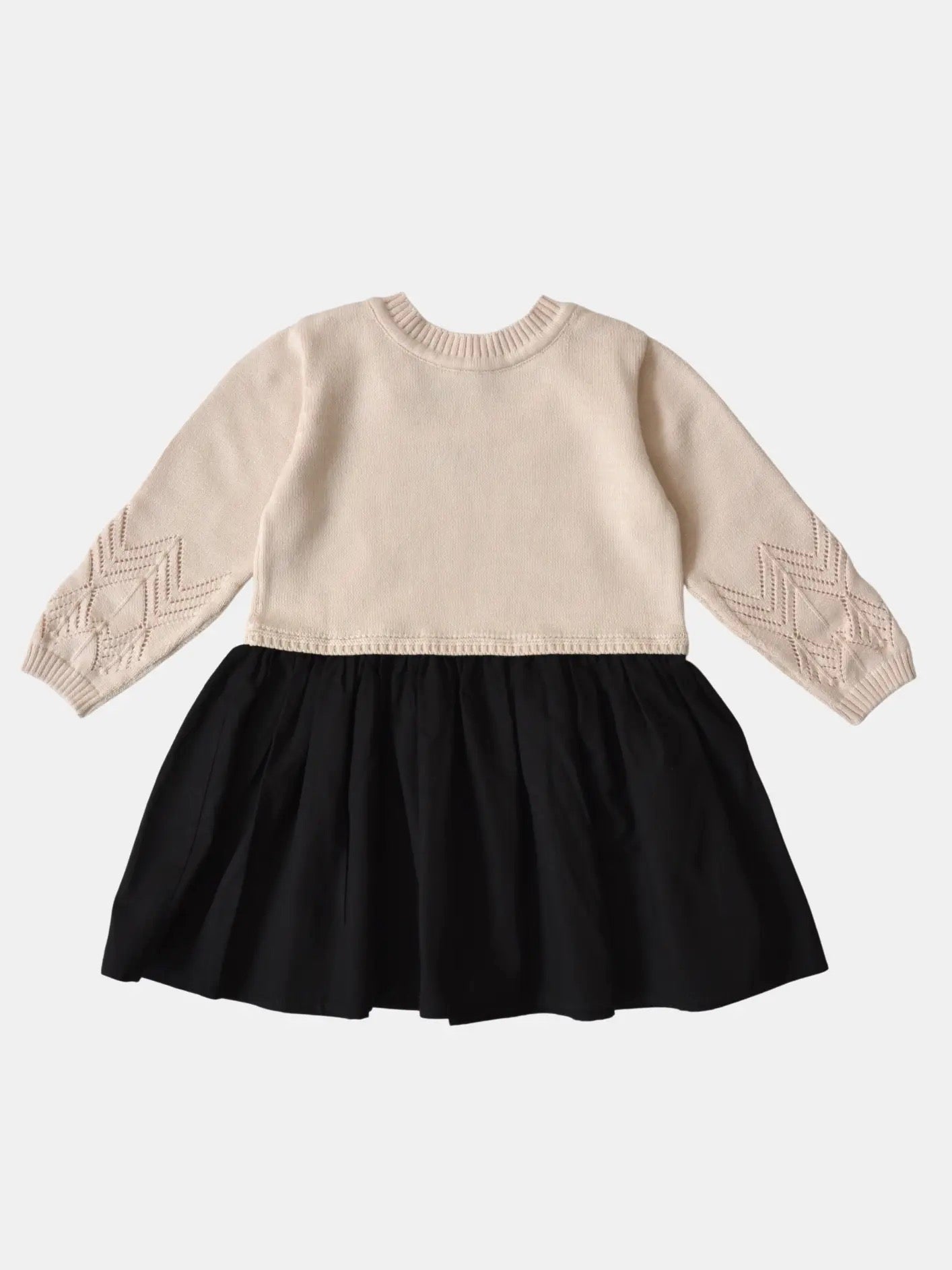 Knitted Skater Dress Little Baby Knitted Skater Dress Little Baby