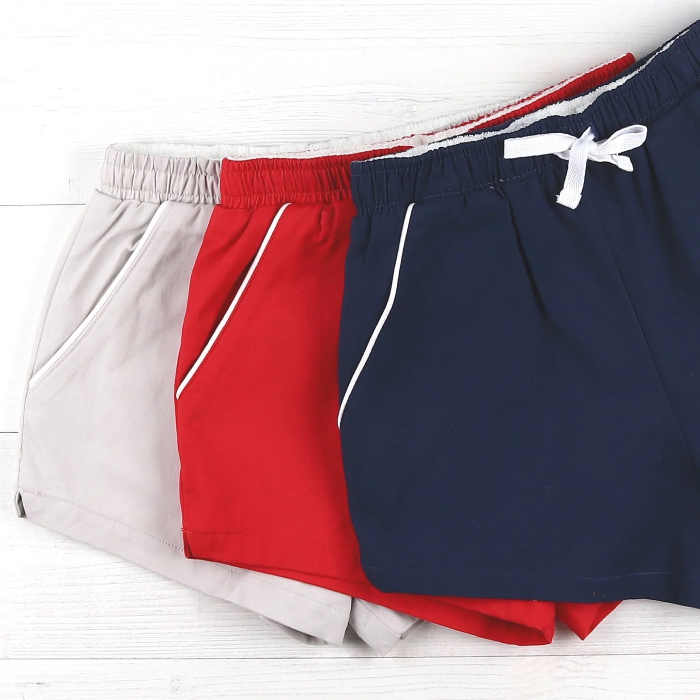 Boys Shrimp Shorts | Red