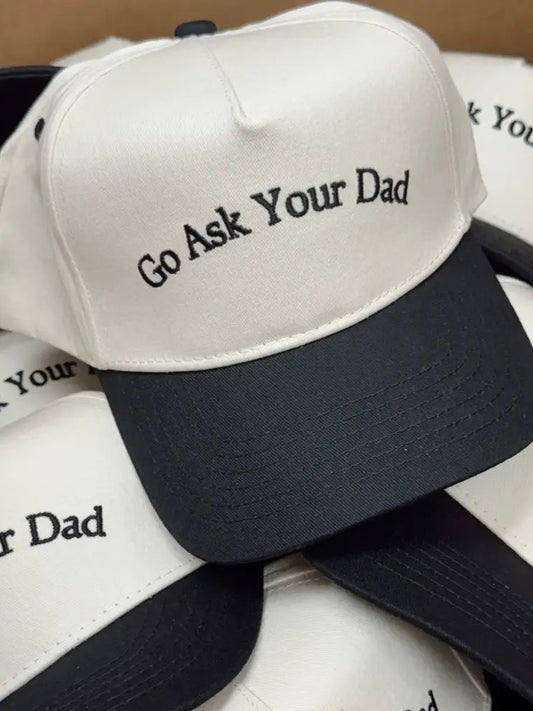 Go Ask Your Dad Vintage Trucker Hat