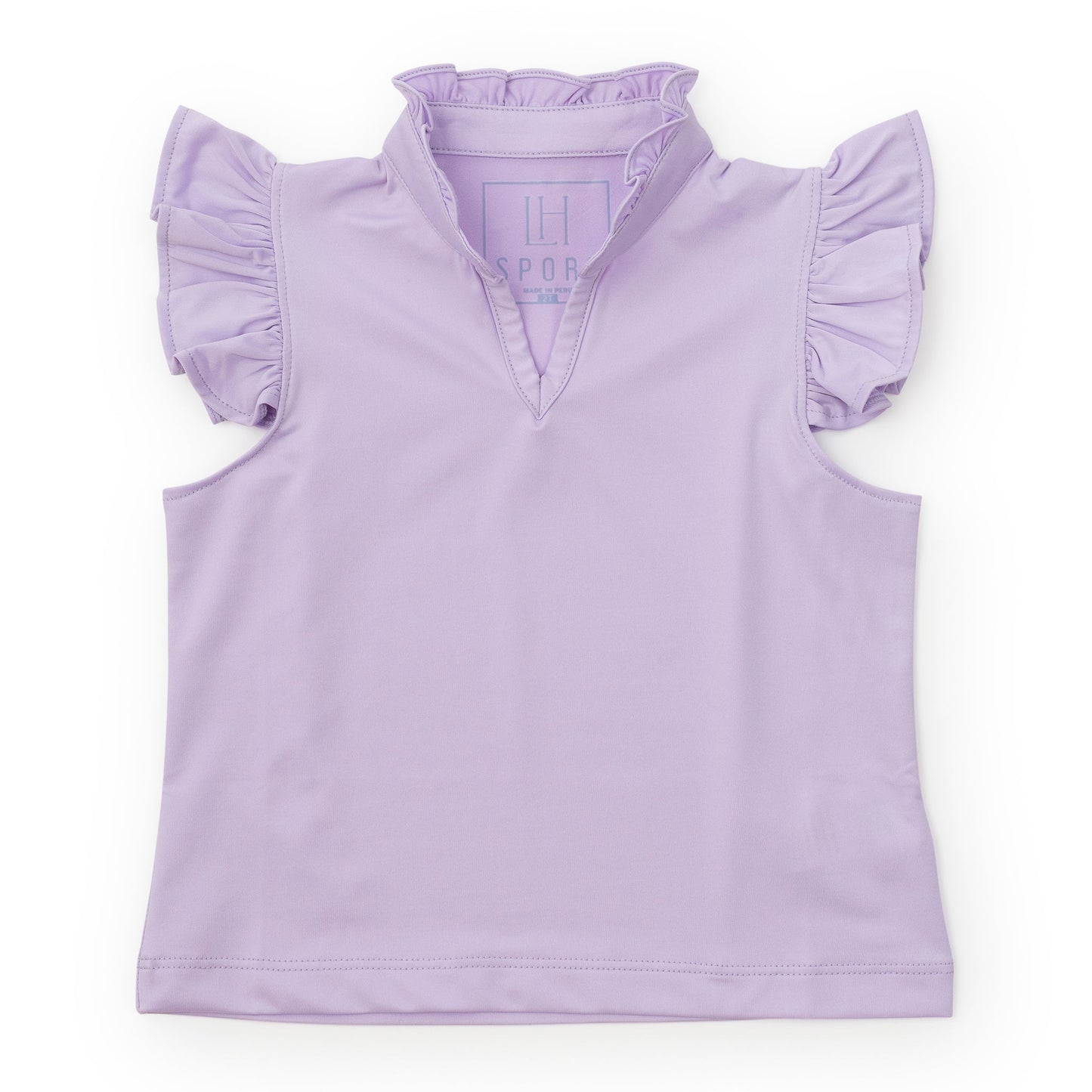 Ellie Girls' Sleeveless Performance Top | Lavender