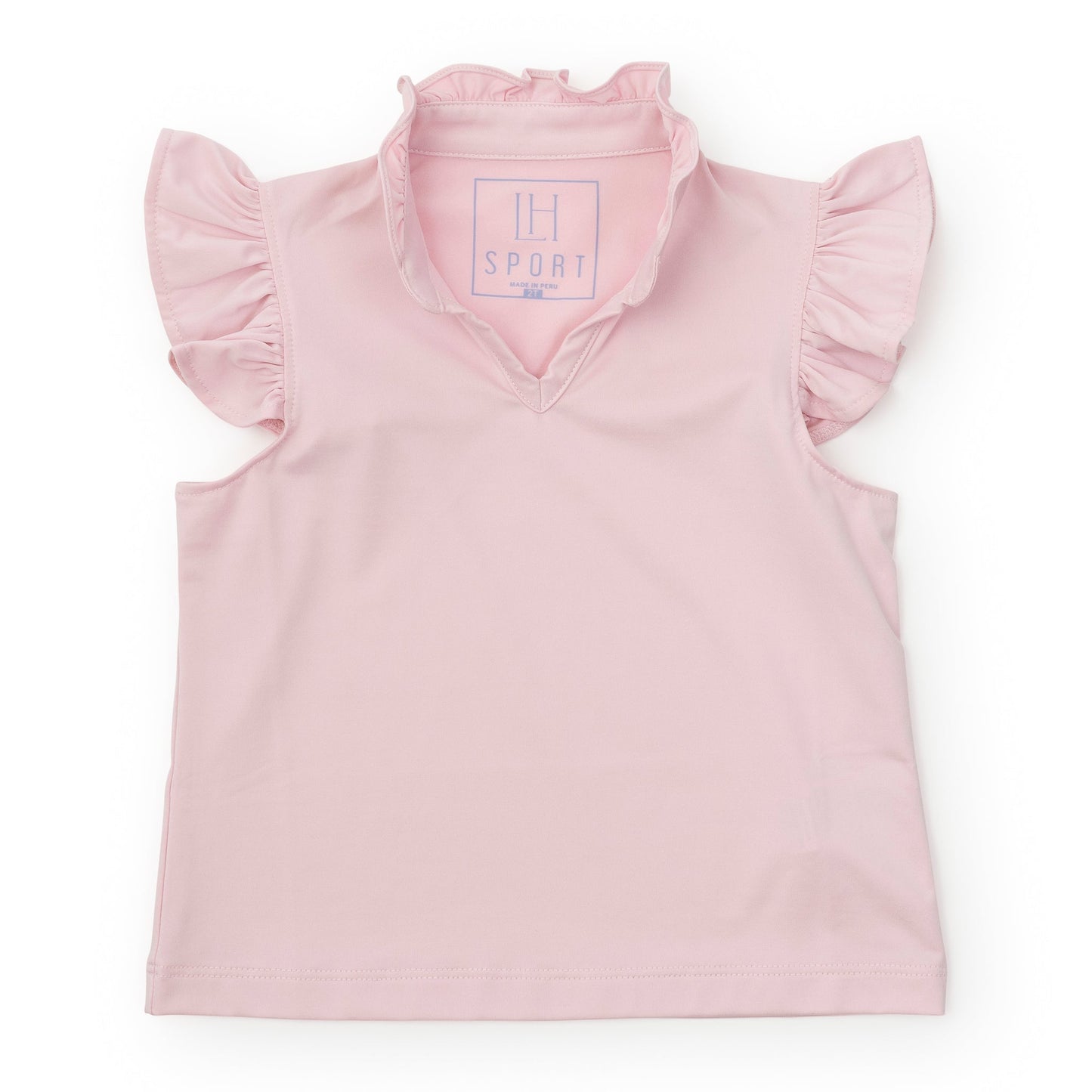 Ellie Girls' Sleeveless Performance Top | Light Pink