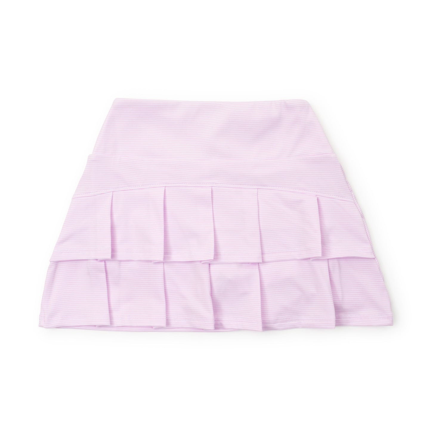 Margot Girls' Performance Skirt | Pink Stripes