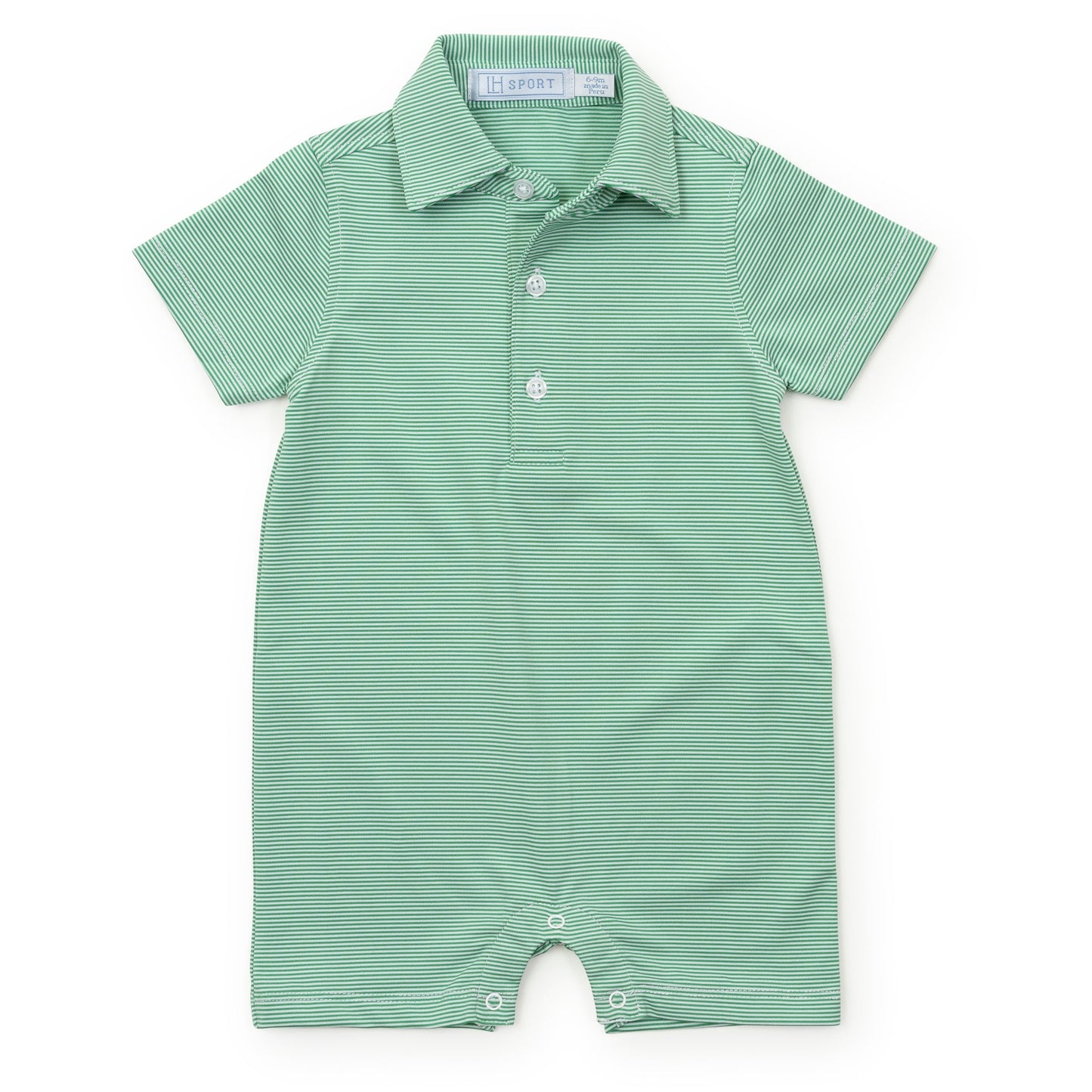 Austin Boys' Performance Shortall | Green Stripes