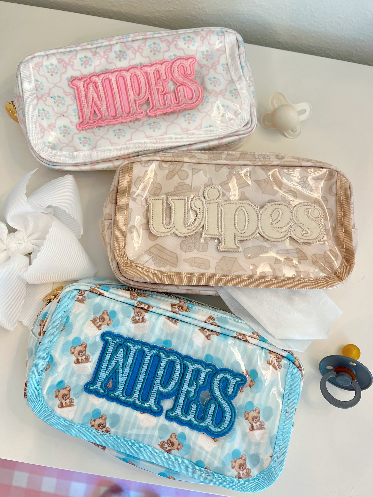 Wipes Pouch | Clear Coat Bag