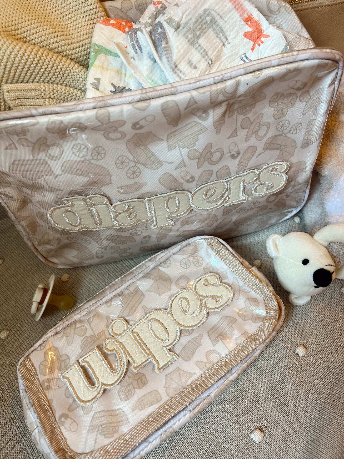 Wipes Pouch | Clear Coat Bag