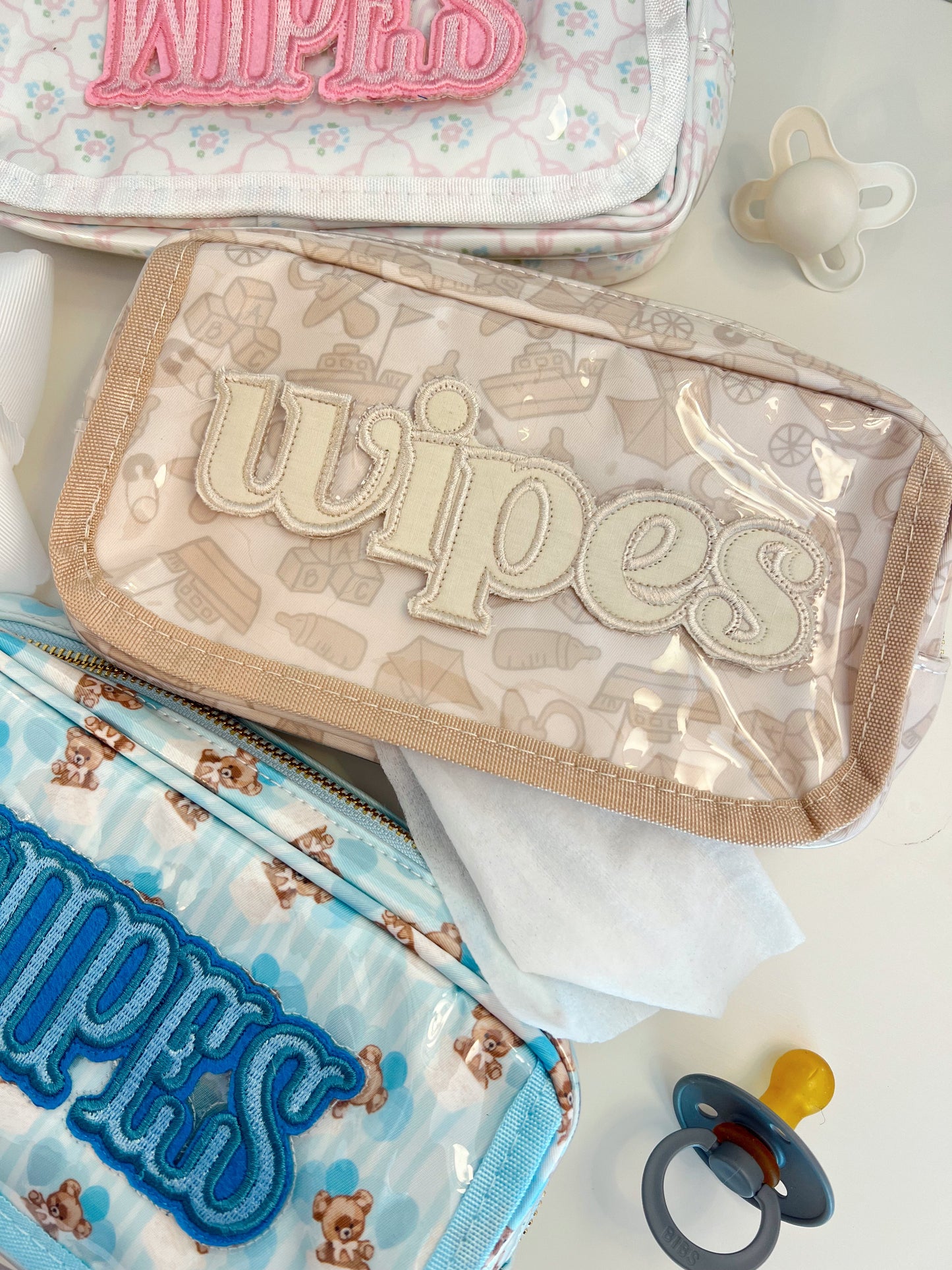 Wipes Pouch | Clear Coat Bag