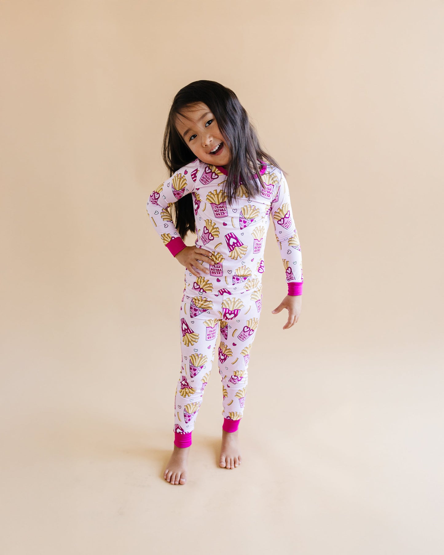 Bamboo Two Piece Pajama Set | Fries Before Guys