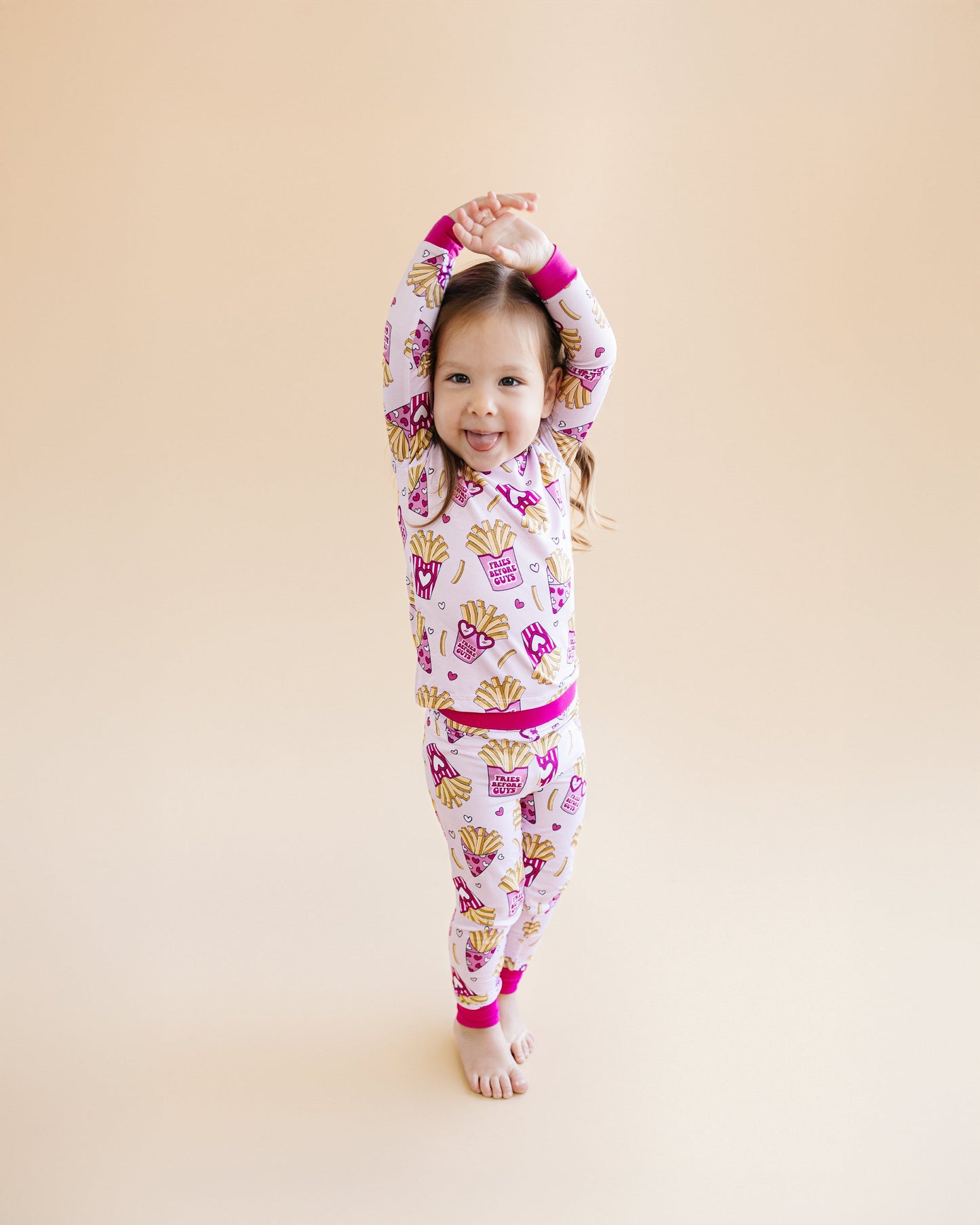 Bamboo Two Piece Pajama Set | Fries Before Guys