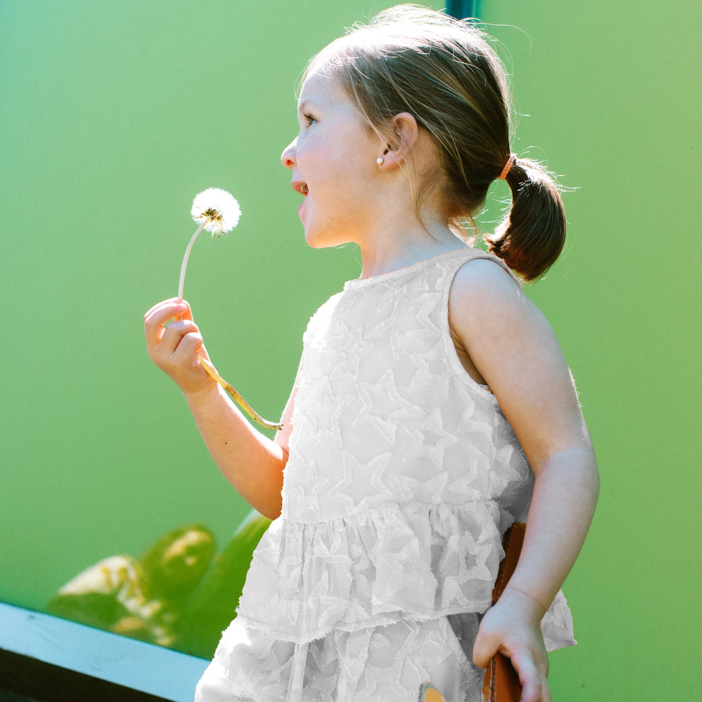 White Stars Top and Shorts Set
