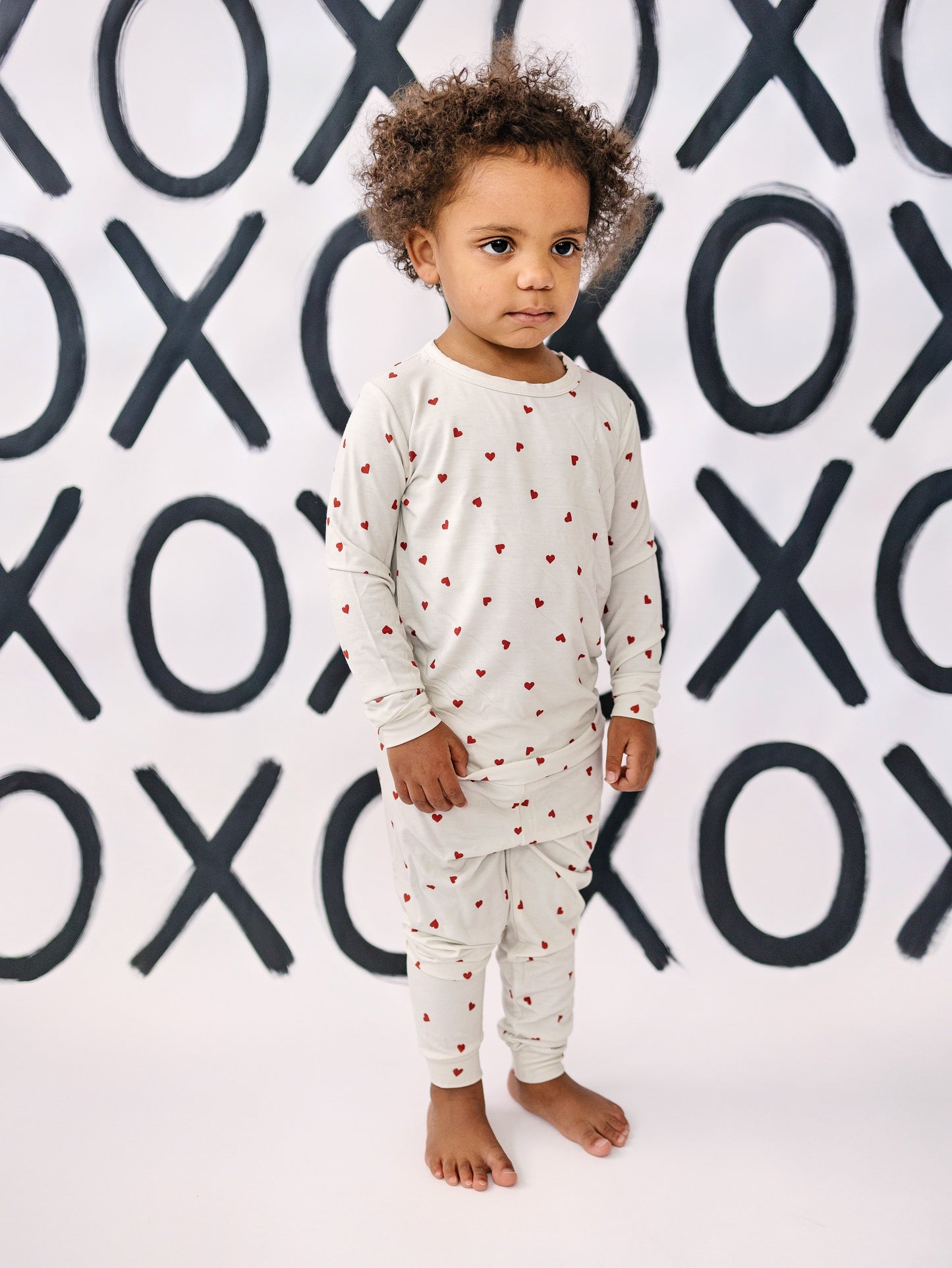 Tiny Hearts 2pc Bamboo Pajamas