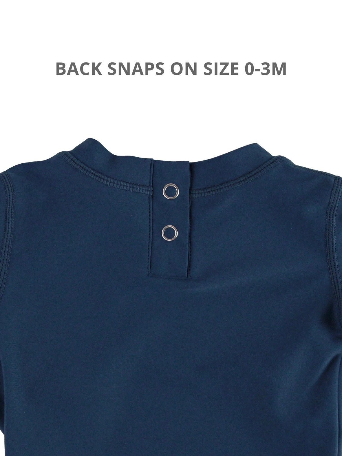 Boys Navy Long Sleeve Rash Guard - Little Baby