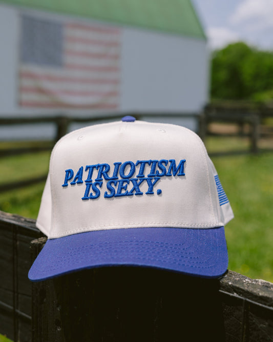 Patriotism is Sexy. - Royal Blue Vintage Hat