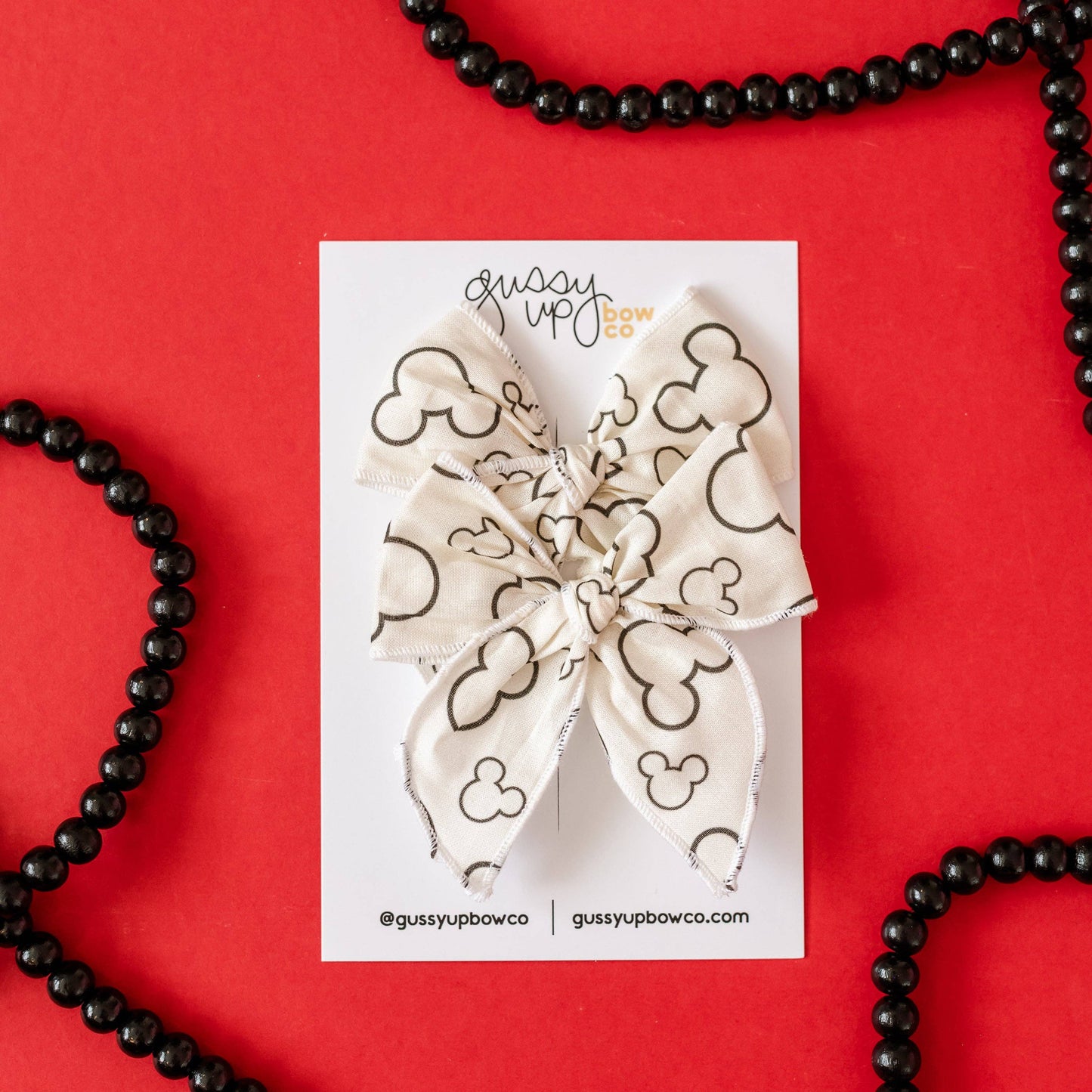 Neutral Mouse Whimsy Pigtail Set