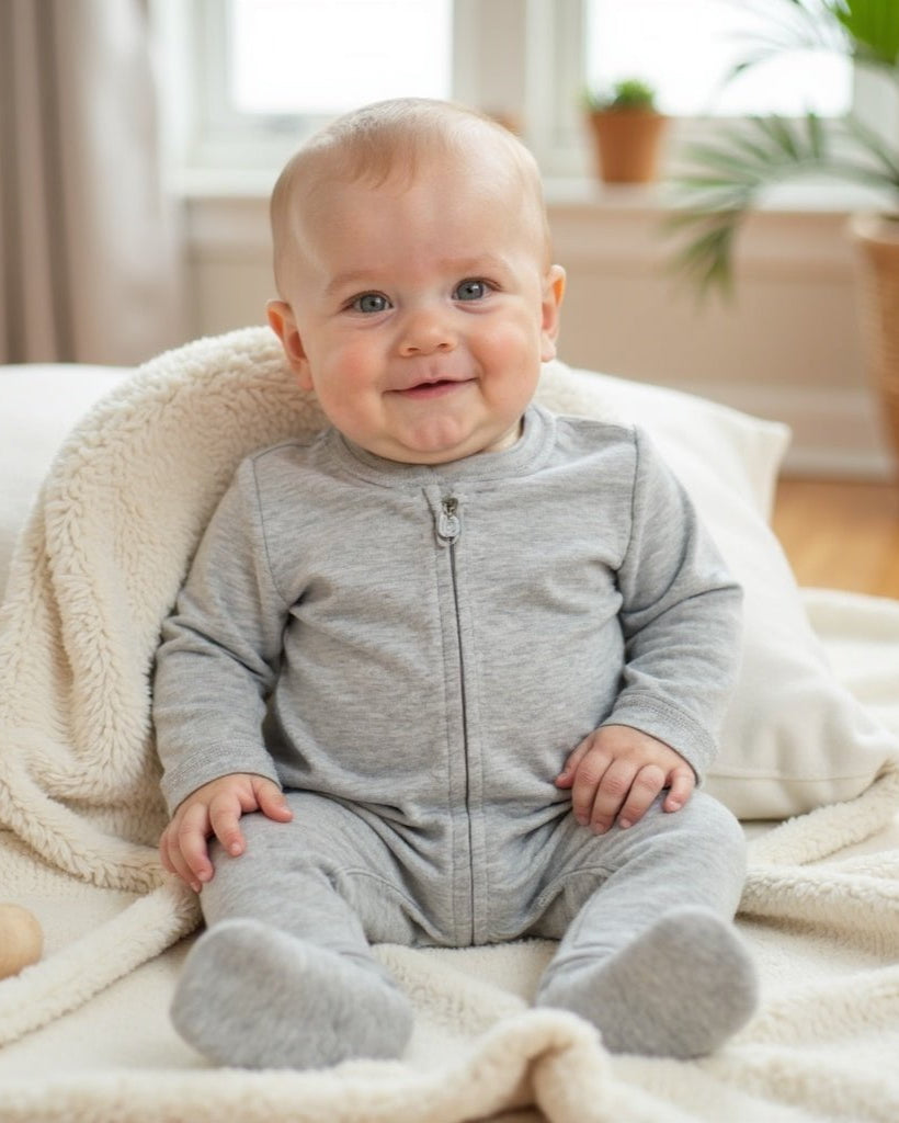 Footie Pajamas | Heather