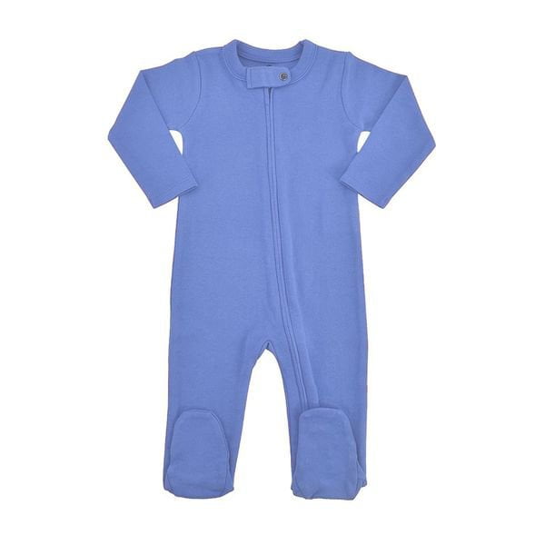 Footie Pajamas | Periwinkle Blue